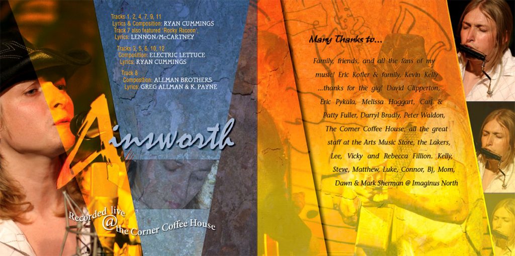 Ainsworth Live @ the Corner Coffee House CD Ainsworth Live @ the Corner Coffee House CD
