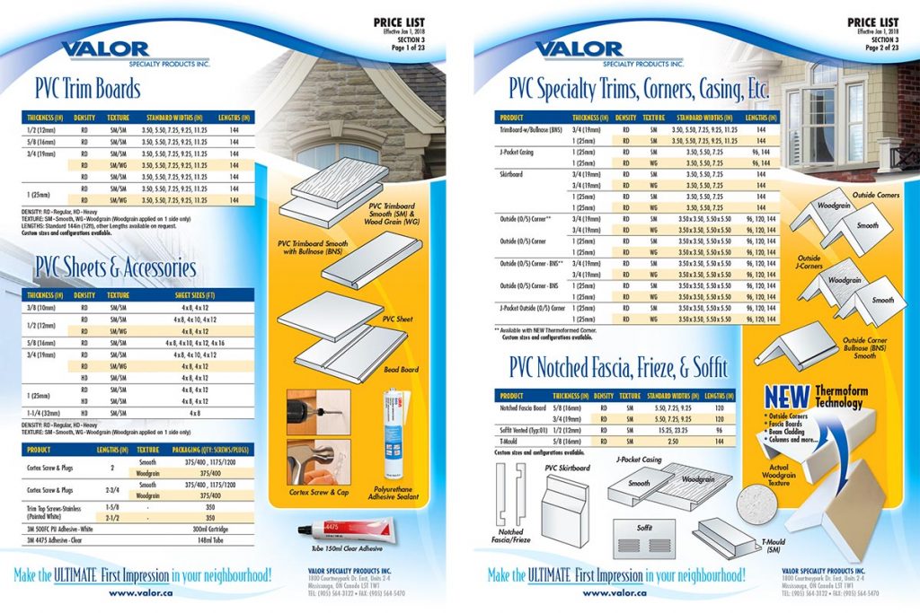 Valor Product Guide Example Valor Product Guide Example 1